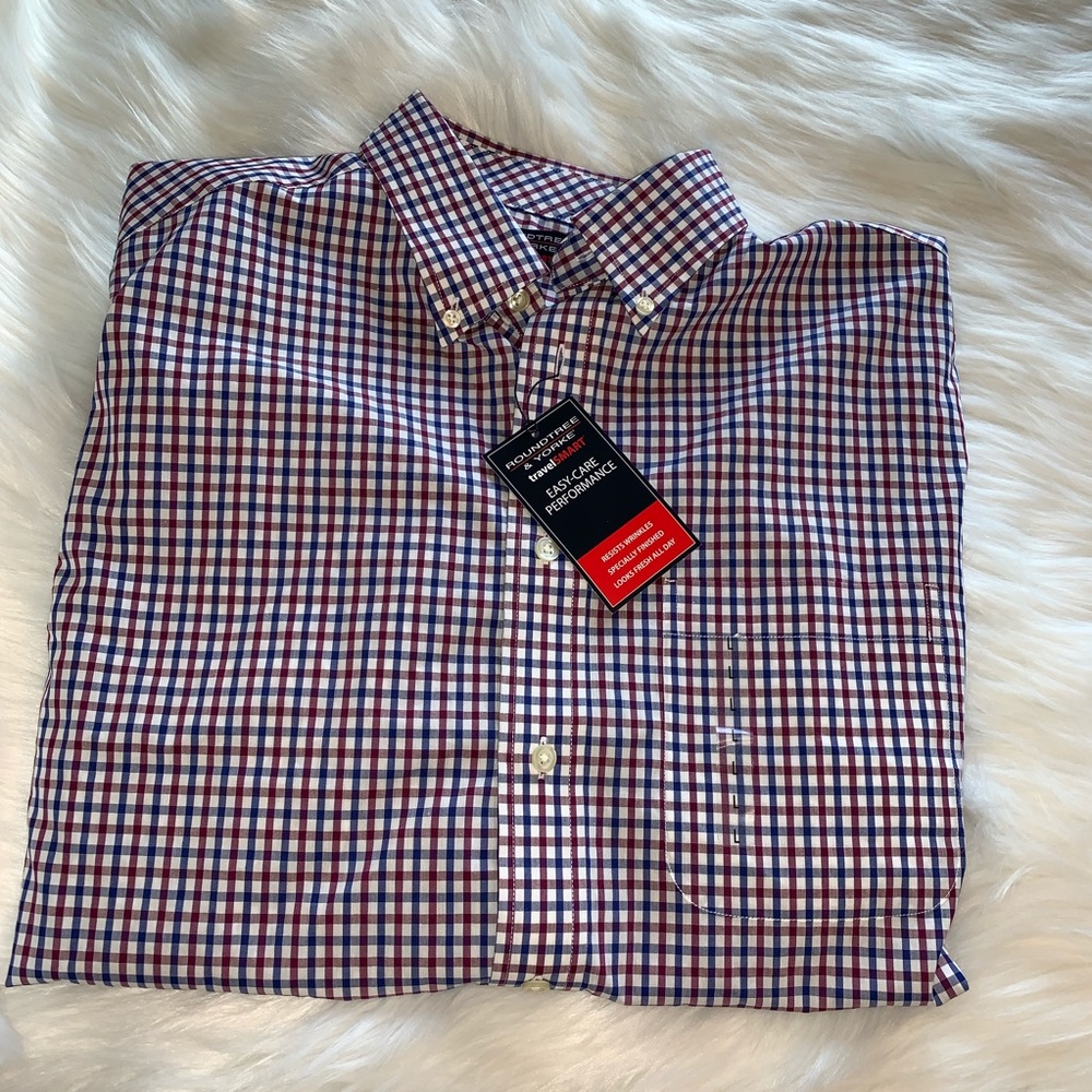 Roundtree & Yorke Buffon down shirt- L